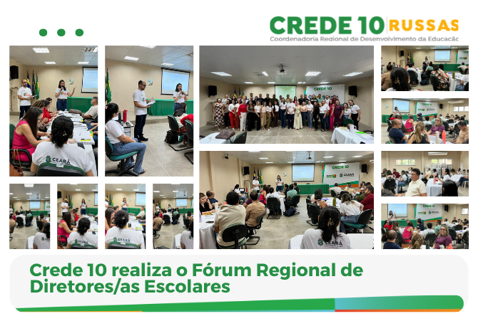 Crede 10 realiza o Fórum Regional de Diretores/as Escolares